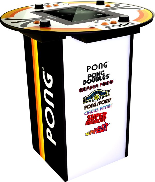 195570000458 Arcade 1UP Pong Pub Table