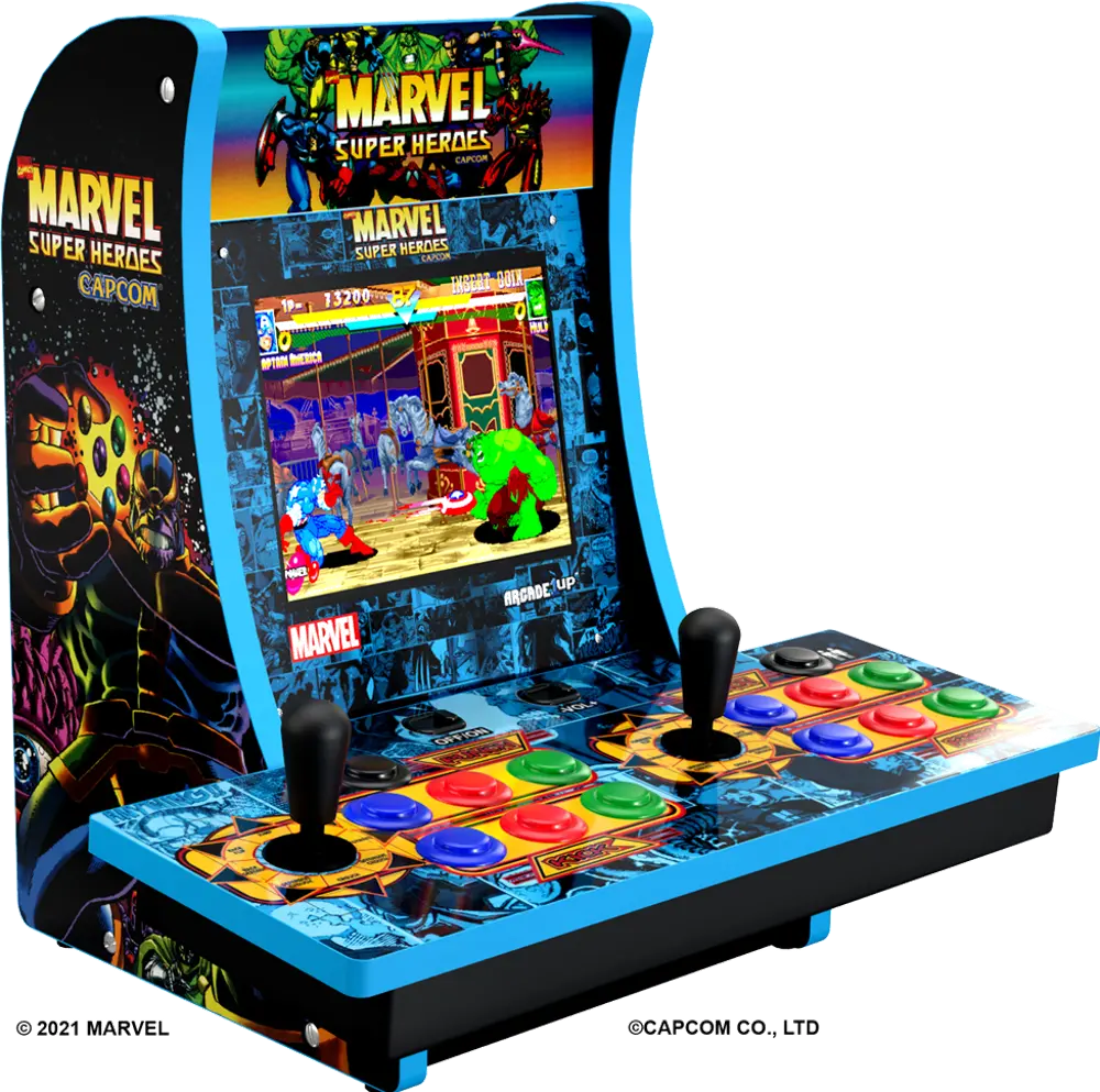 195570004142 Arcade 1Up Marvel Super Heroes 2 Player Countercade-1
