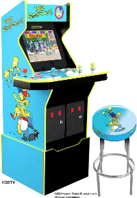 Deals on Arcade 1Up The Simpsons Arcade Machine with Stool
