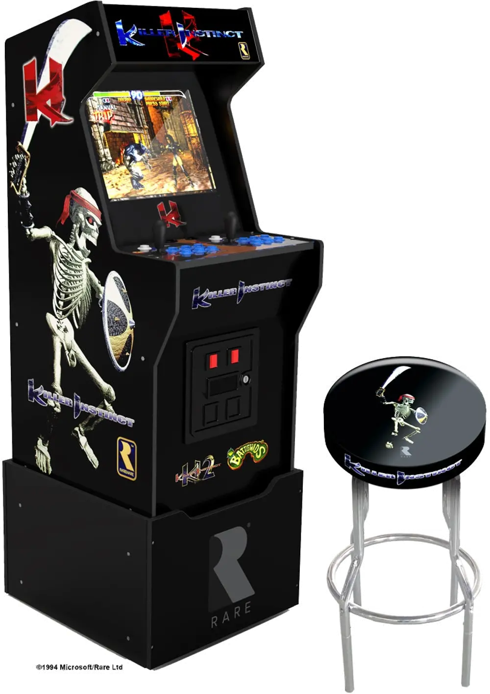 ARCADE1UP/KLLRINSTCT Arcade 1Up Killer Instinct Arcade Machine-1