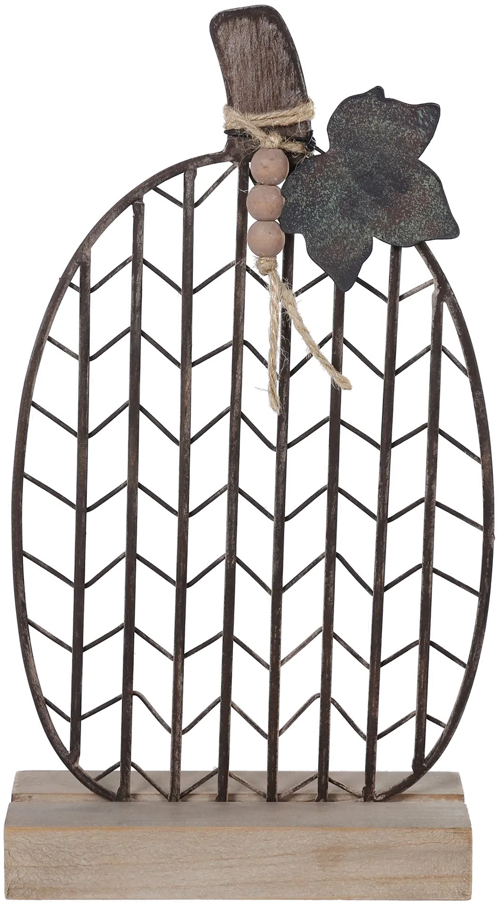 13 Inch Metal Grid Pumpkin Stand-1