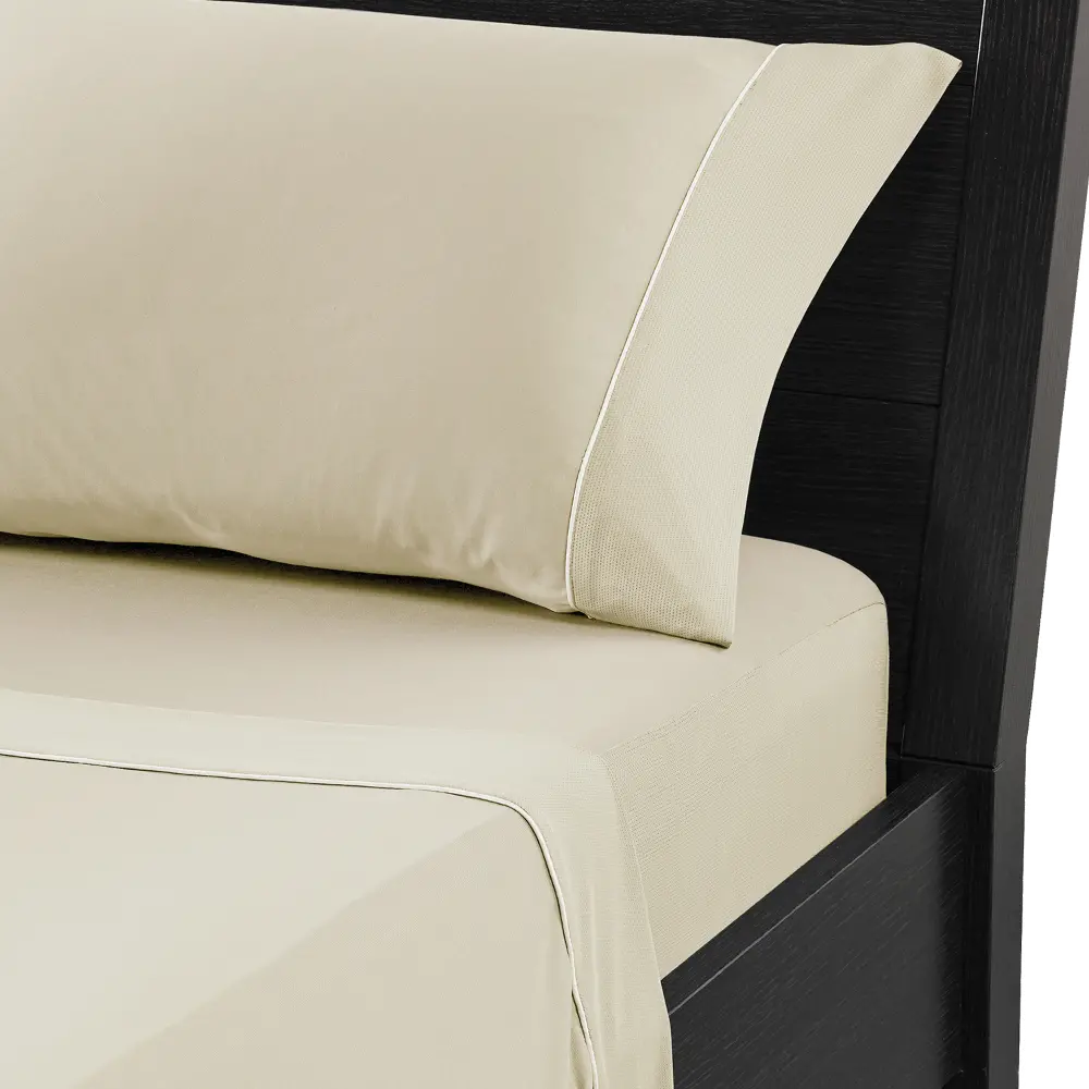 SPXACFD BedGear Champagne Dri-Tec Performance Split Cal-King Bed Sheets-2