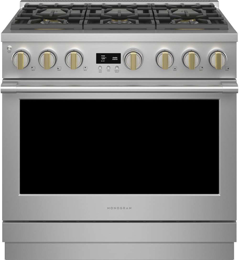 Monogram Professional 6.2 cu ft Gas Range - Stainless Steel 36 Inch