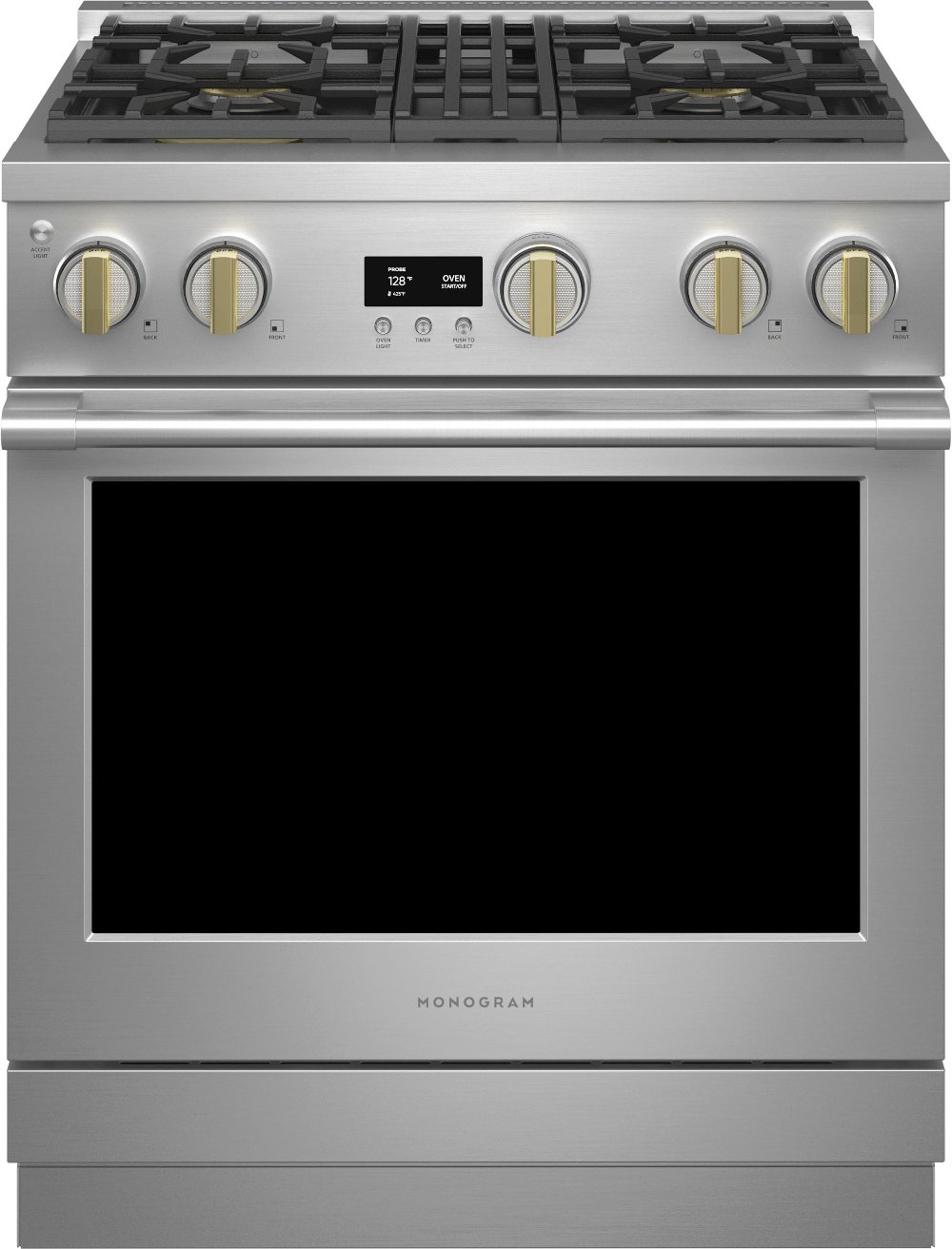 Monogram 6.2 cu ft Professional Gas Range - Stainless Steel