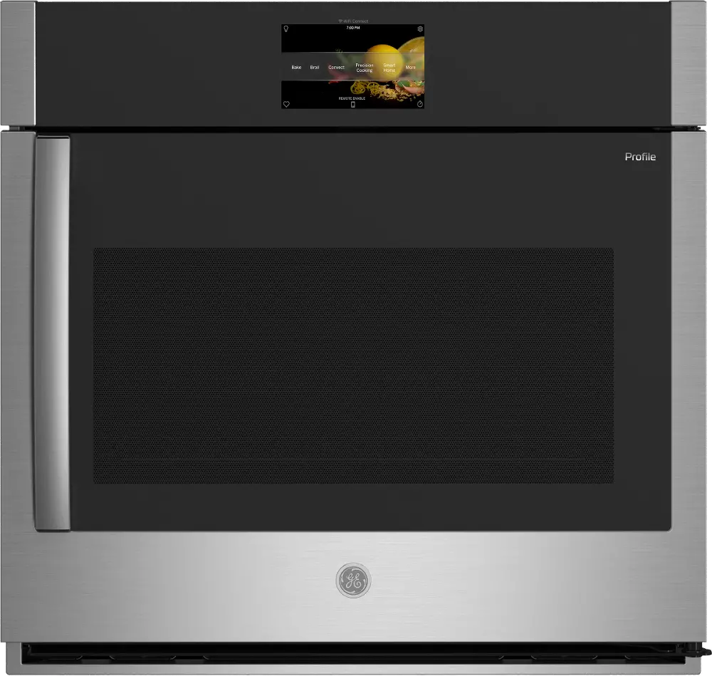 PTS700RSNSS GE Profile 5 cu ft Single Wall Oven - Right Hinge Stainless Steel 30 Inch-1