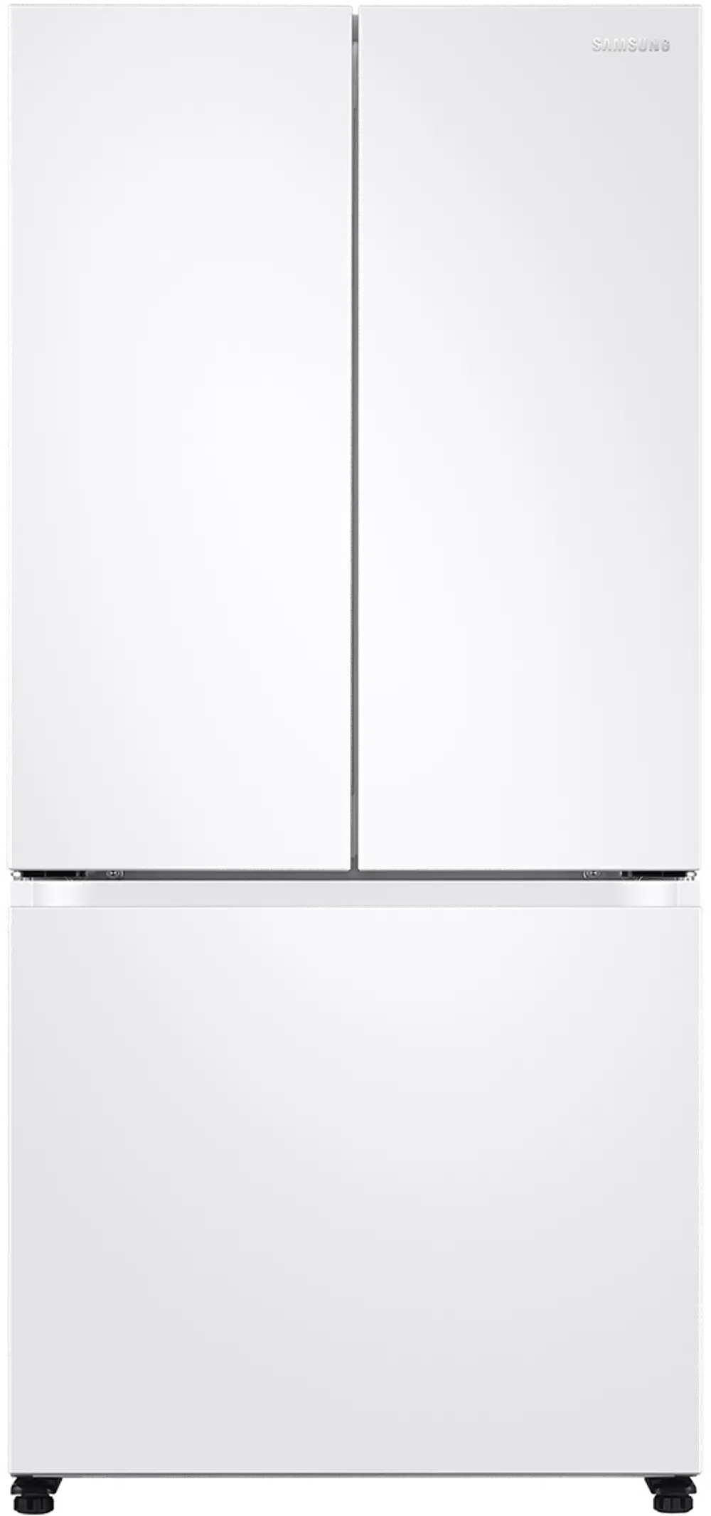 RF18A5101WW Samsung 17.5 cu ft French Door Refrigerator - 33 W Counter Depth White-1
