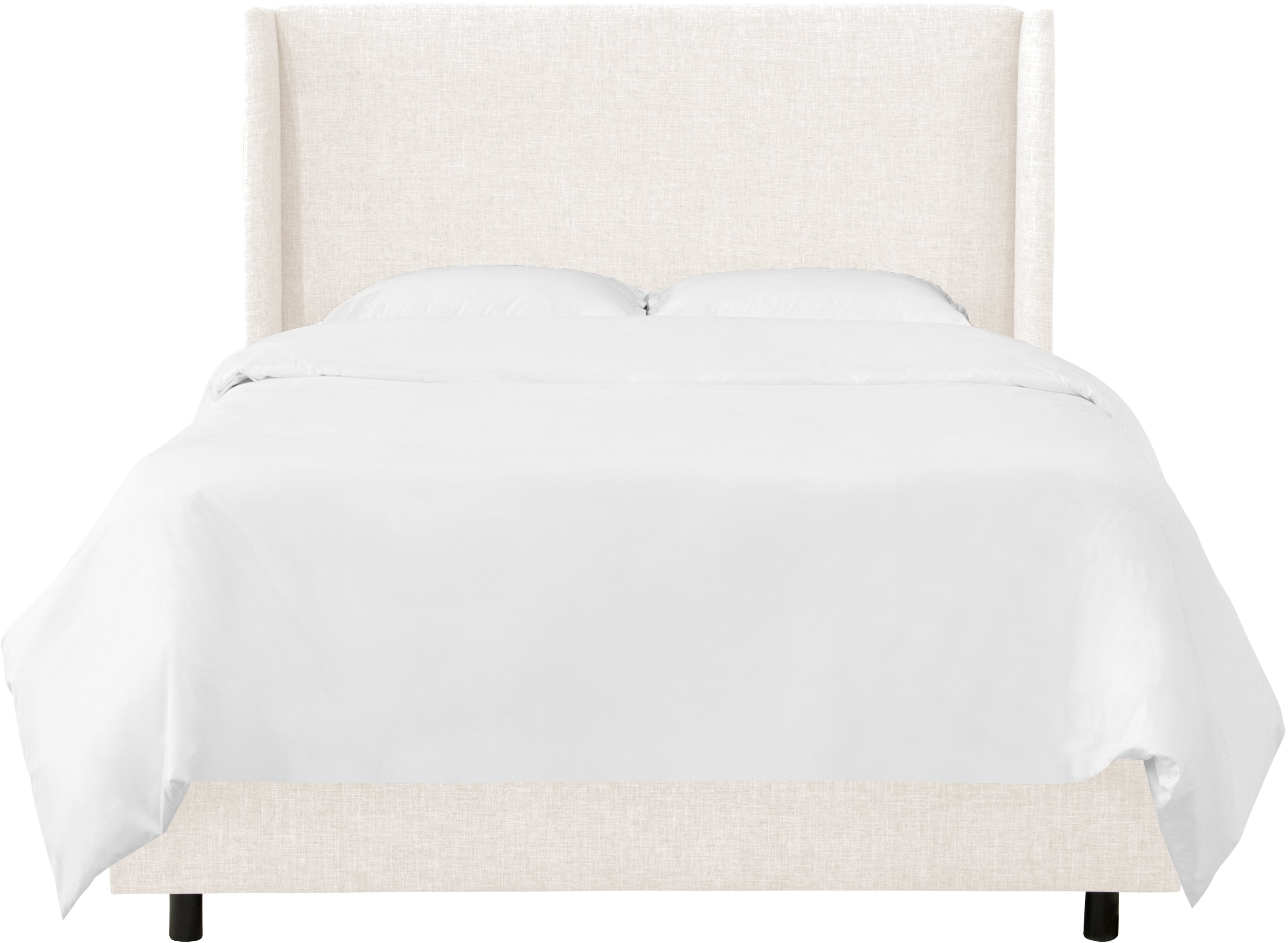 square bed frame and mattress