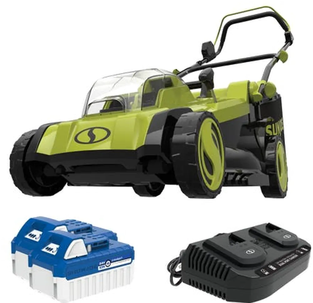 24V-X2-17LM Sun Joe 48-Volt iON+ Cordless Lawn Mower Kit-1