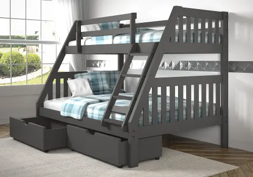 Donco kids twin over 2024 full mission bunk bed