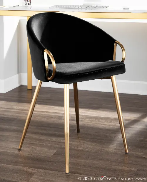 Black 2025 glam chair