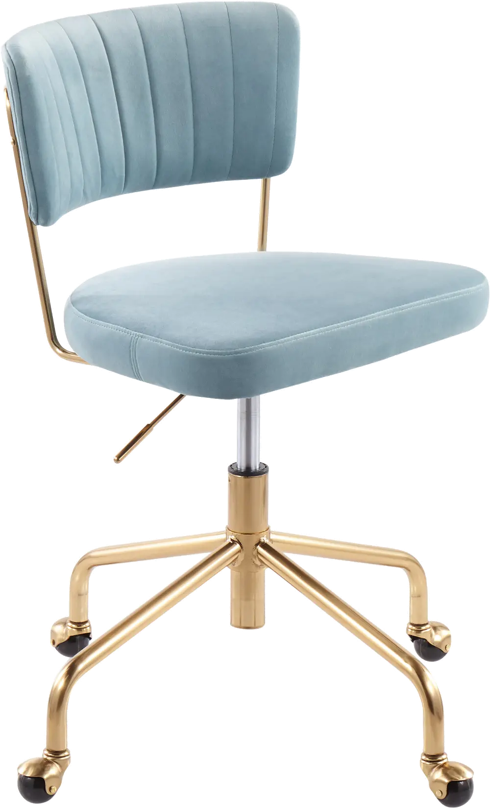 OC-TANIA AUVLBU Light Blue Velvet Task Chair - Tania-1