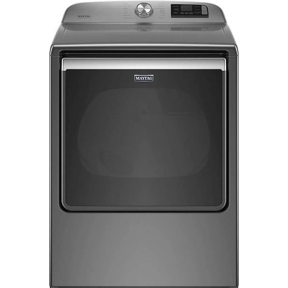 MED8230HC Maytag Smart Capable Electric Dryer with Extra Power Button - 8.8 Cu. Ft. Metallic Slate-1