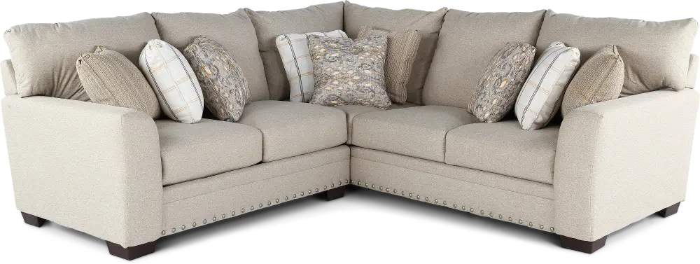 2PC/MDDLTN/CMNT/OP1 Middleton Beige 2 Piece Sectional-1