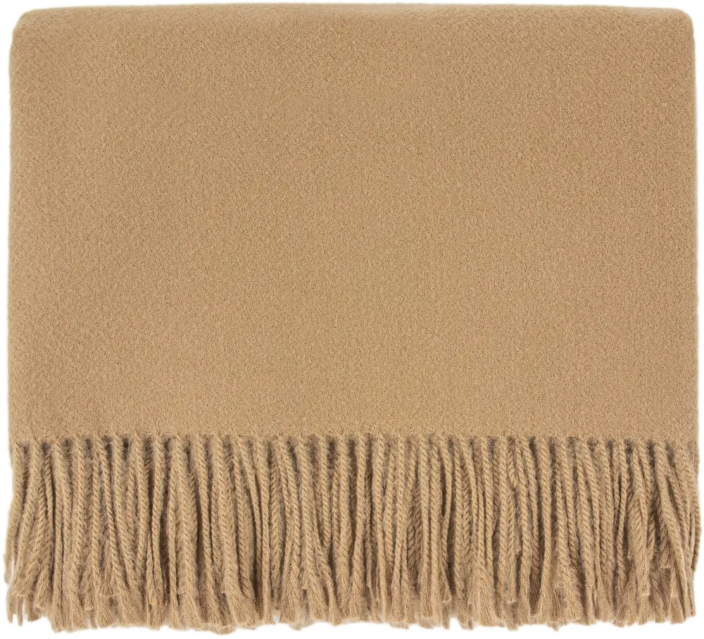 Sandlewood Tan Throw Blanket - Edinburgh-1
