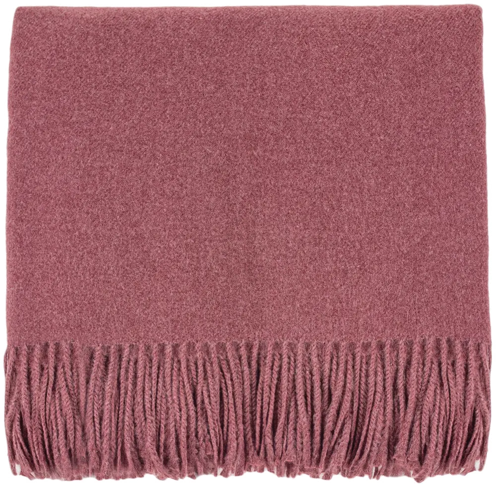 Cinnabar Pink Throw Blanket - Edinburgh-1