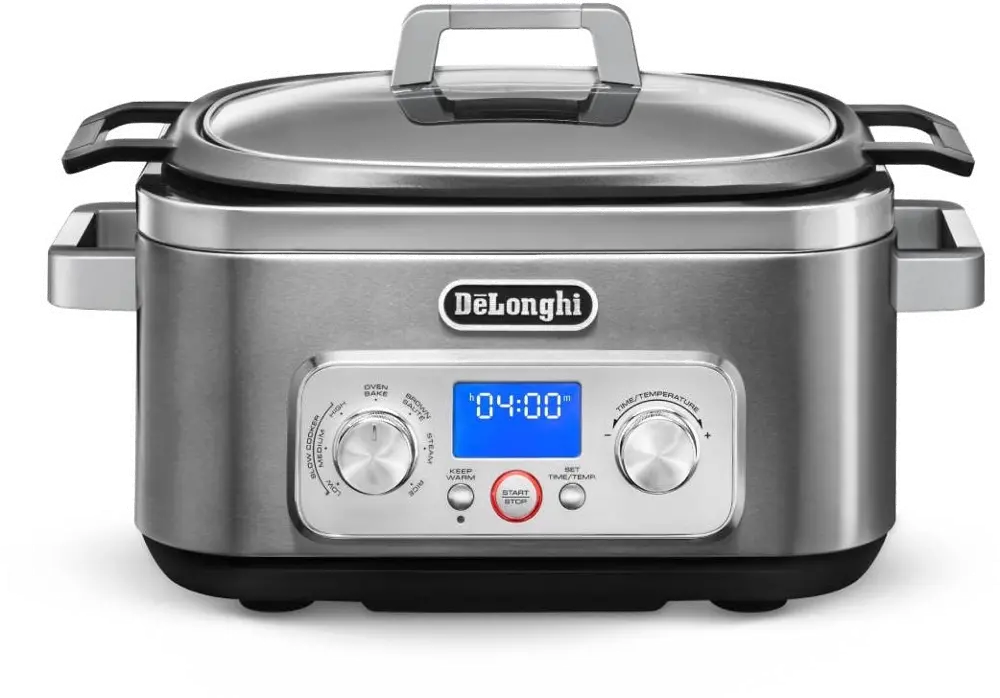 CKM1641D De'Longhi 5 in 1 Multi Cooker - Livenza, Stainless Steel-1