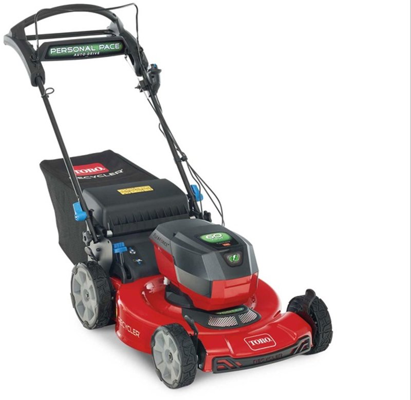 Toro 60-Volt 6.0Ah 22 inch Recycler Lawn Mower with Battery/Charger