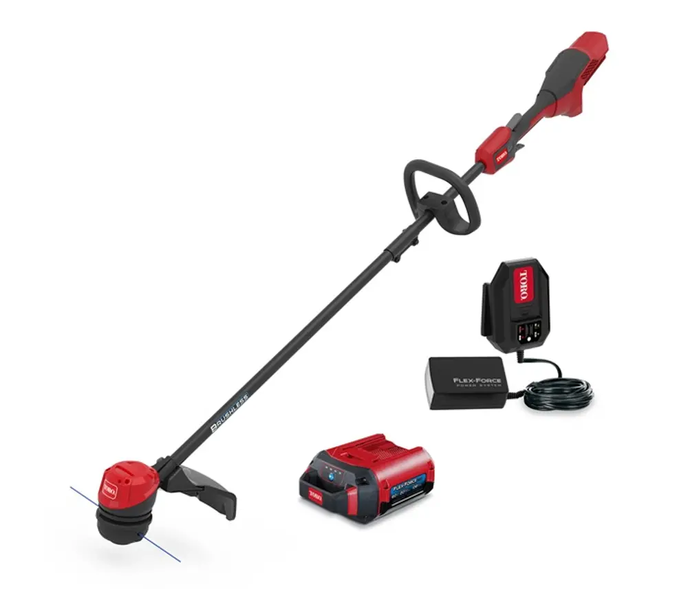 51831 Toro 60-Volt Max Lithium-Ion 15  & 13  Brushless String Trimmer-1