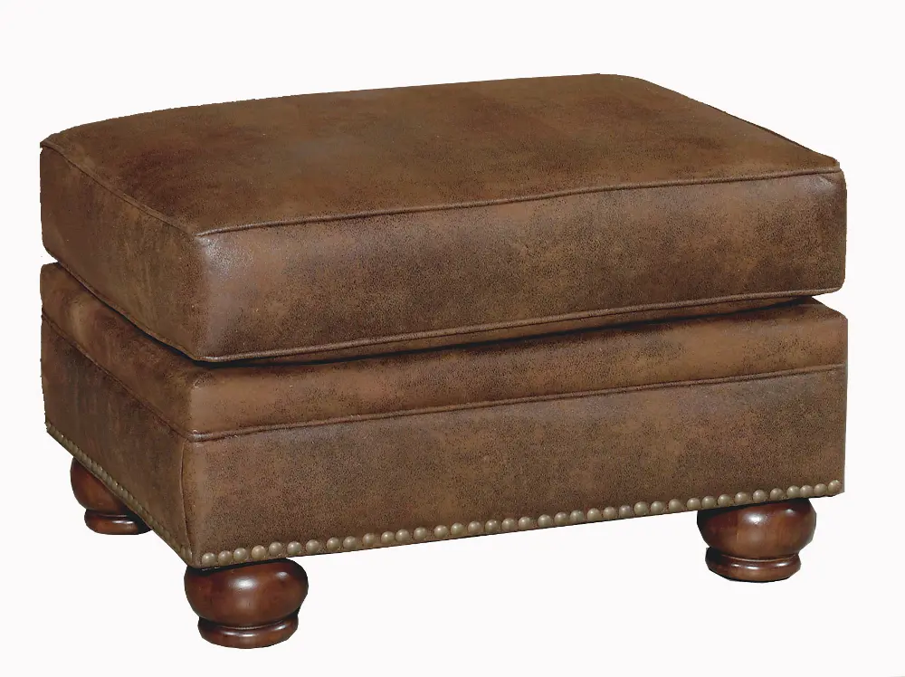 Casual Classic Brown Ottoman - Tahoe-1