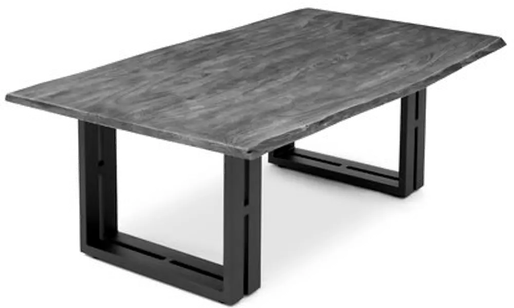 Copenhagen Gray Live Edge Coffee Table-1