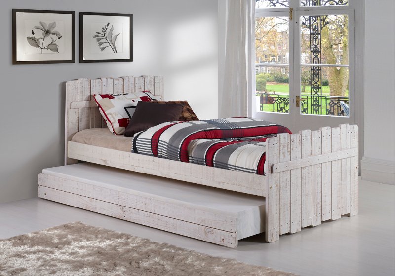 Rustic Sand Twin Trundle Bed, Will A Twin Trundle Fit Under Full Bedroom