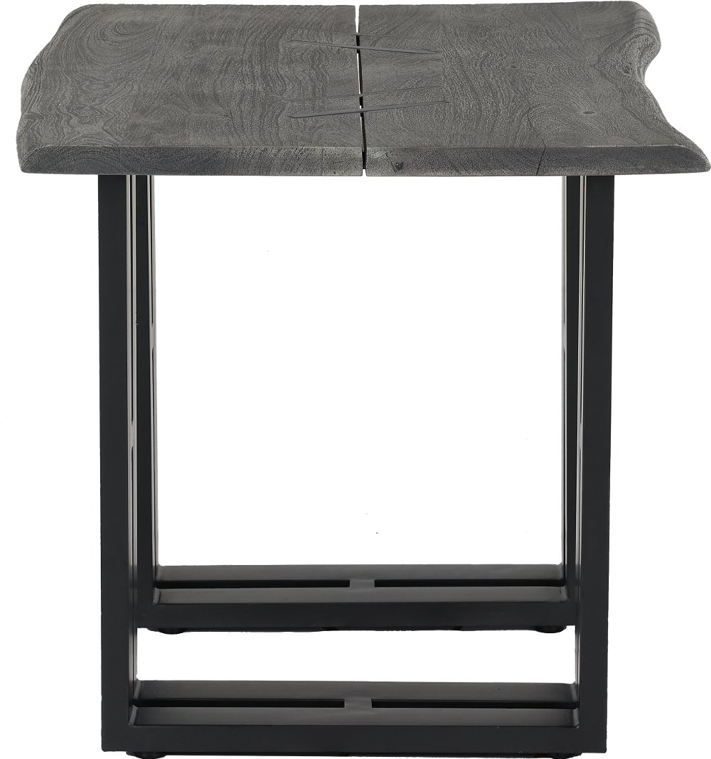 Copenhagen Gray Live Edge End Table