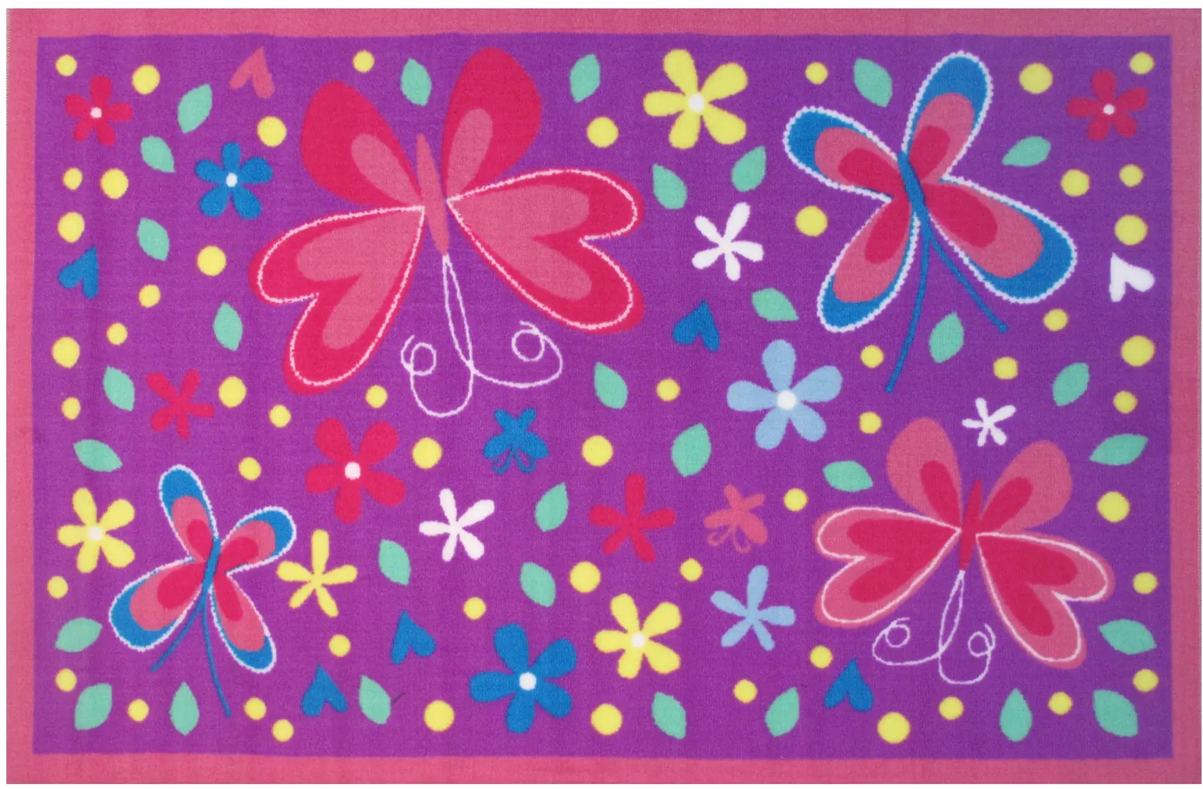 FT-139-3958 Butterfly Valley Rug- Fun Time sku FT-139-3958