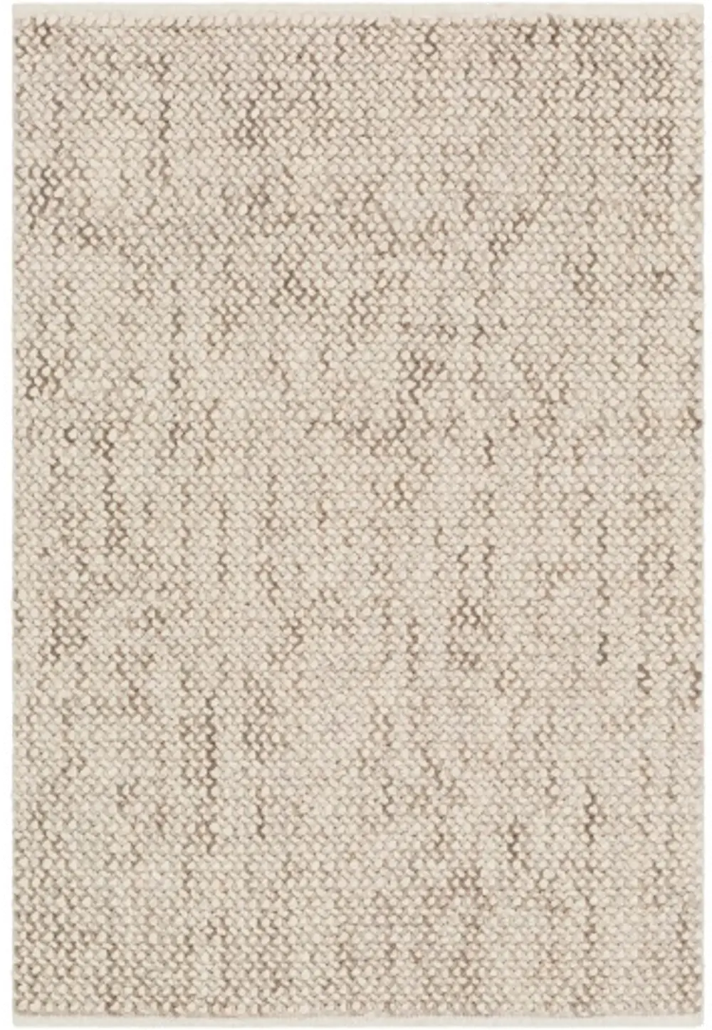 5x8 Modern Taupe Handwoven Wool Rug - Avera-1