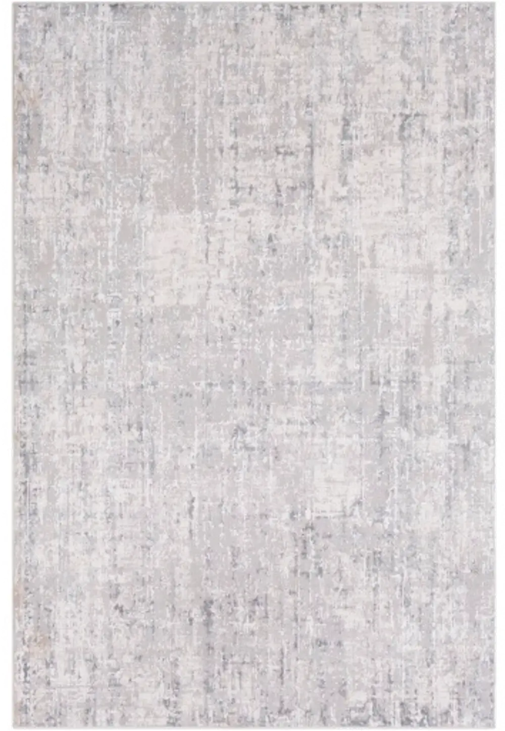 5 x 7 Gray Modern Lustrous Rectangle Rug - Aisha-1