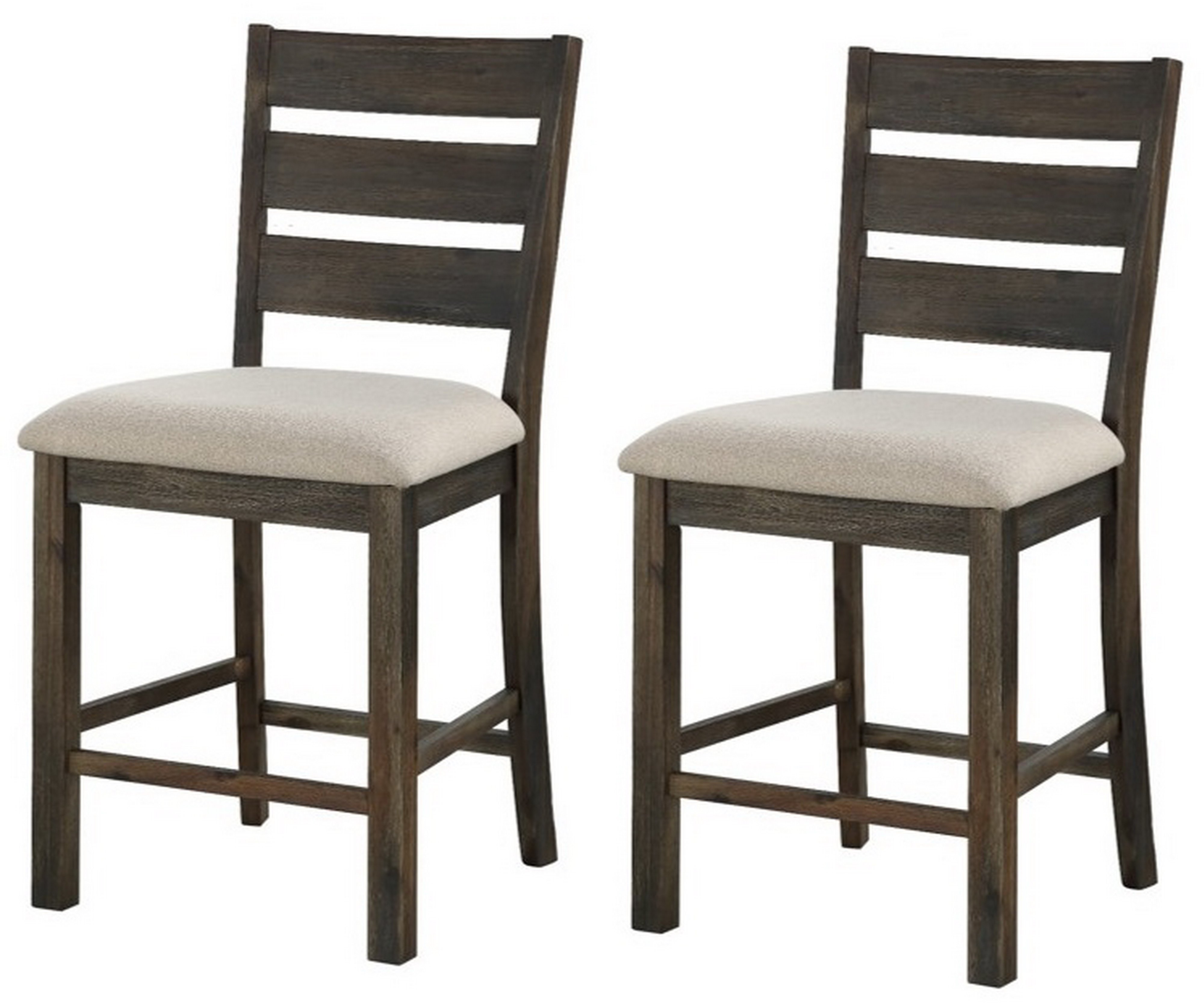 Photos - Chair Coast to Coast Aspen Court Dark Brown Counter Height Stool, Set of 2 40278