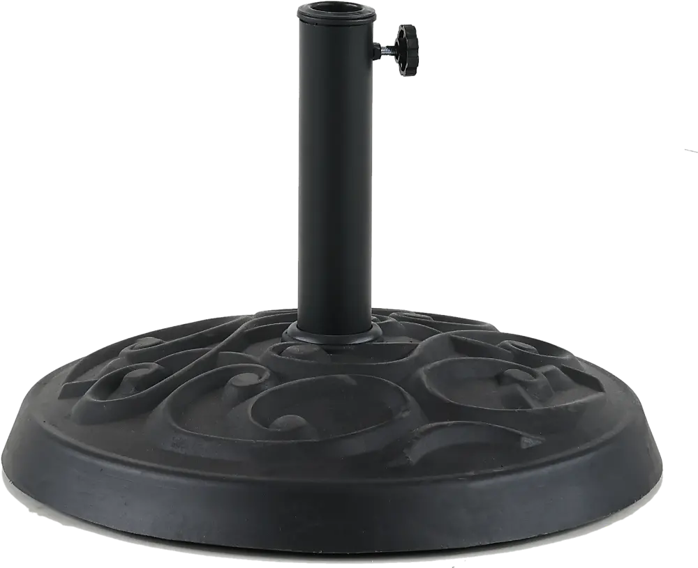 Black Patio Umbrella Base-1