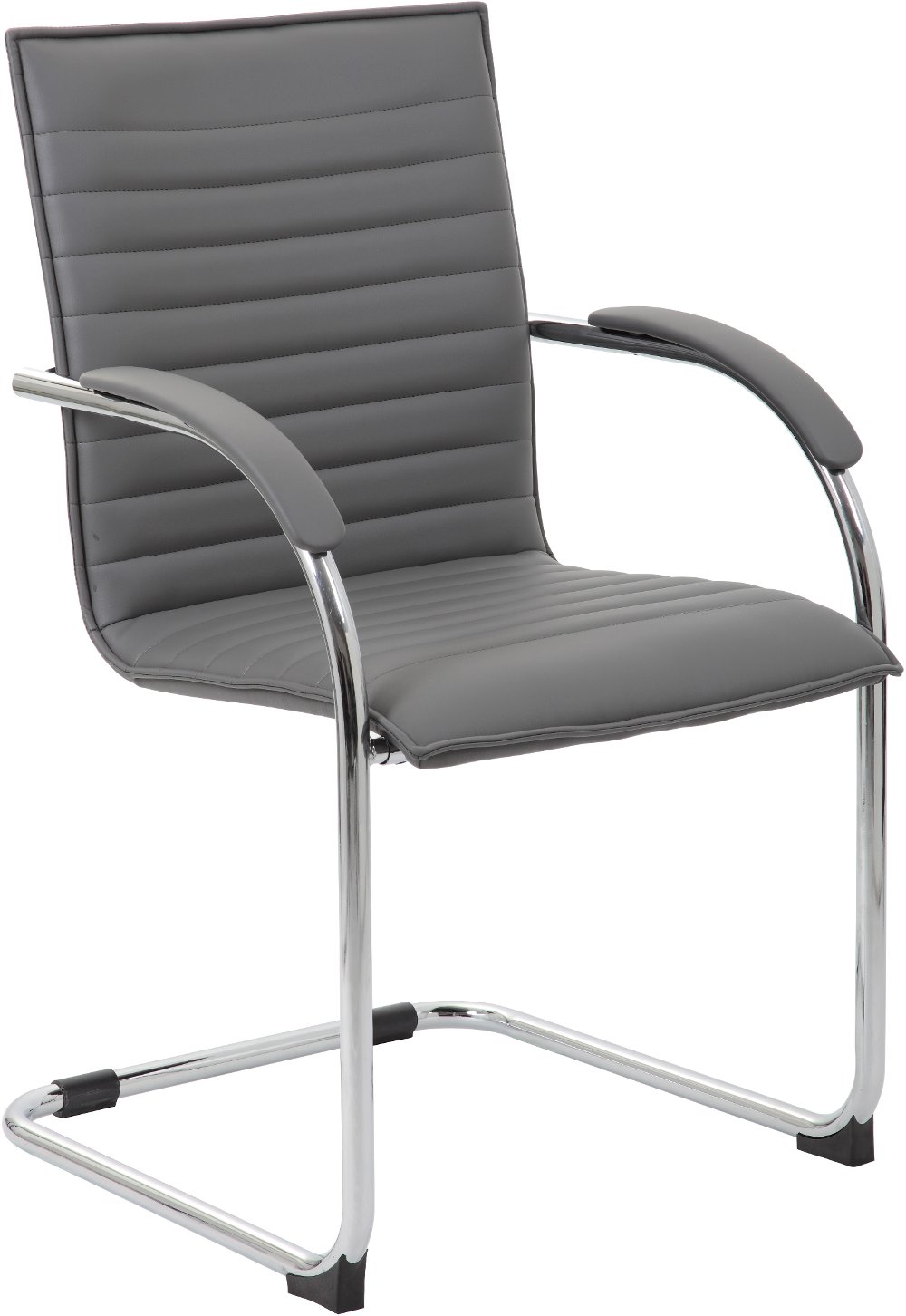 112317677 Boss 2 Pack Gray Vinyl Side Chairs sku 112317677