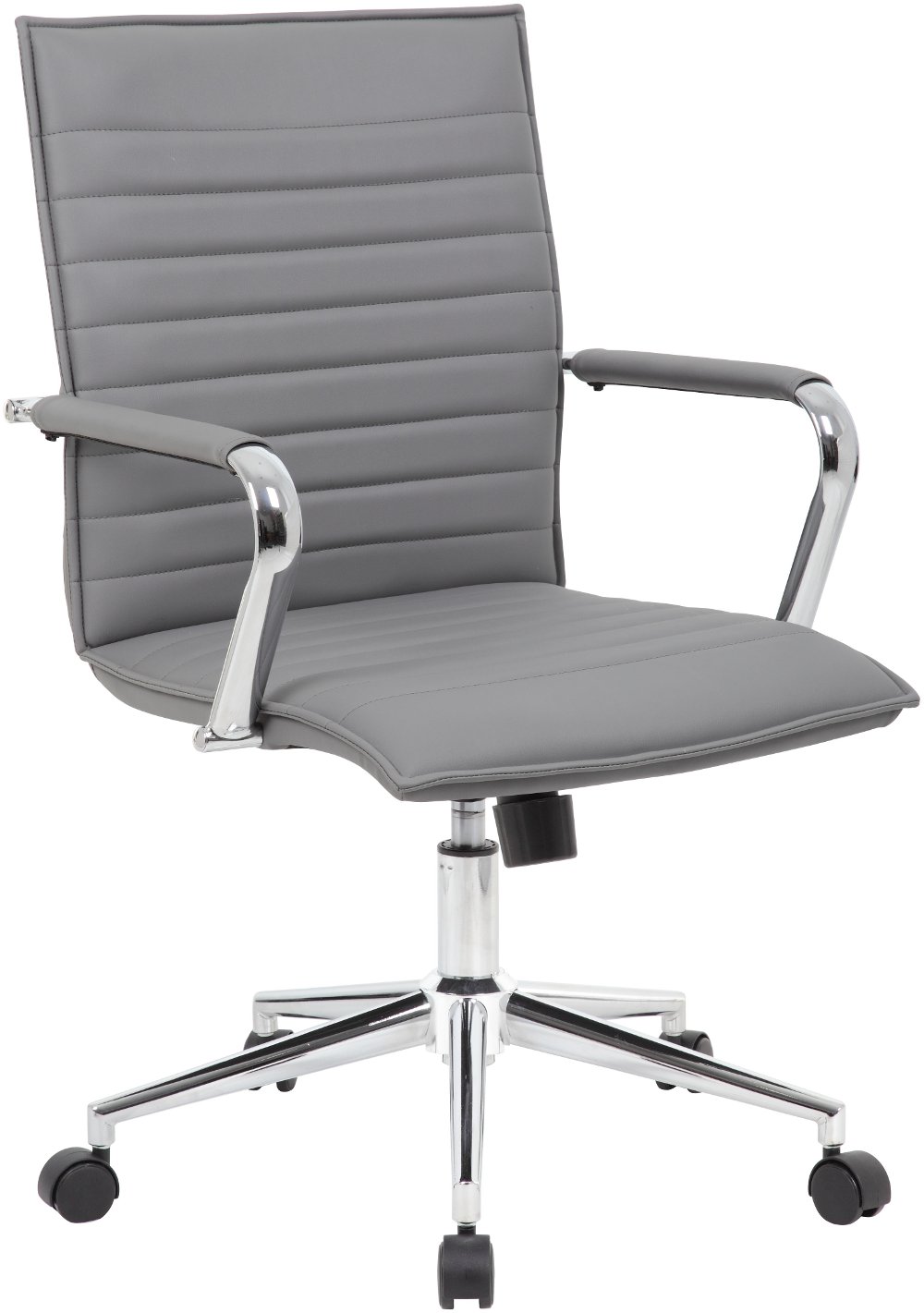 112317723 Boss Gray Vinyl Hospitality Office Chair sku 112317723