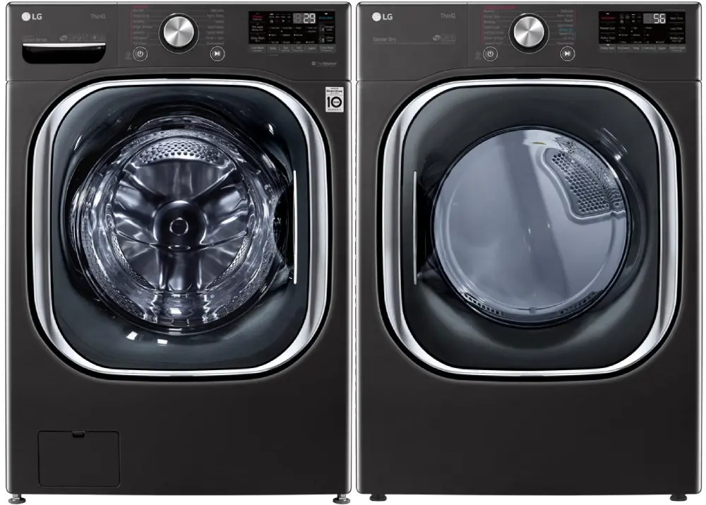 KIT LG Black Steel Electric Washer and Dryer Pair - 4500-1