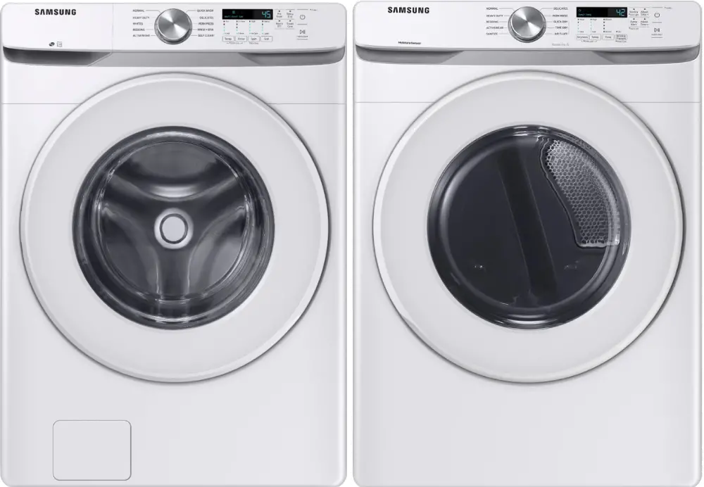 KIT Samsung Electric Front Load Laundry Pair - 6000W-1