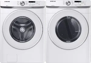 LG Electric Top Load Washer and Dryer Set - White, 7150W