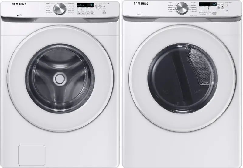 Samsung Washer and Electric Dryer Set - 3000 White