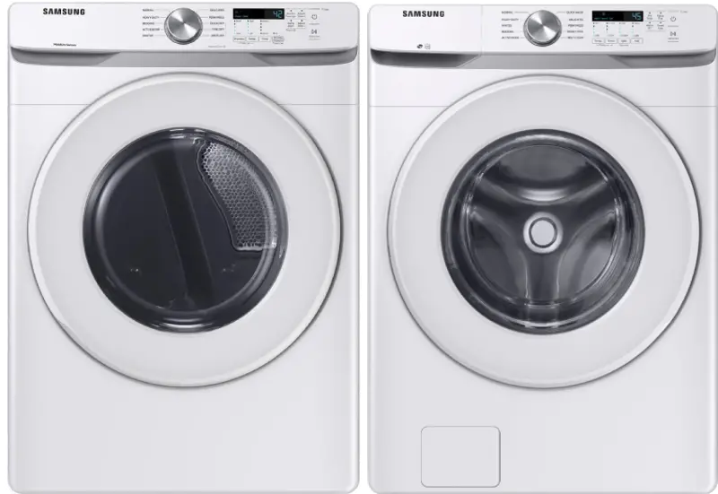 Samsung Washer and Electric Dryer Set - 3000 White