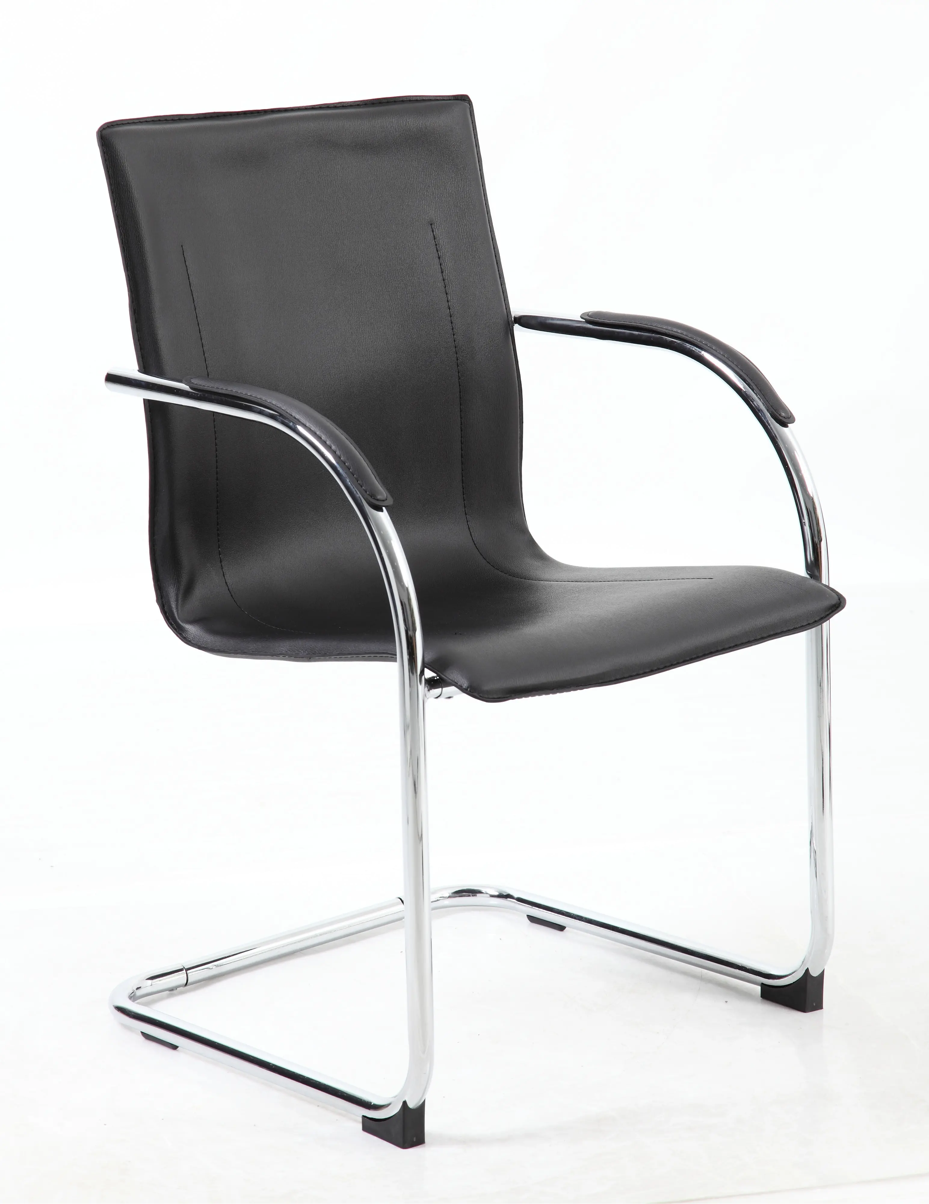 B9530-2 Boss 2 Peice Black Vinyl Side Chair sku B9530-2