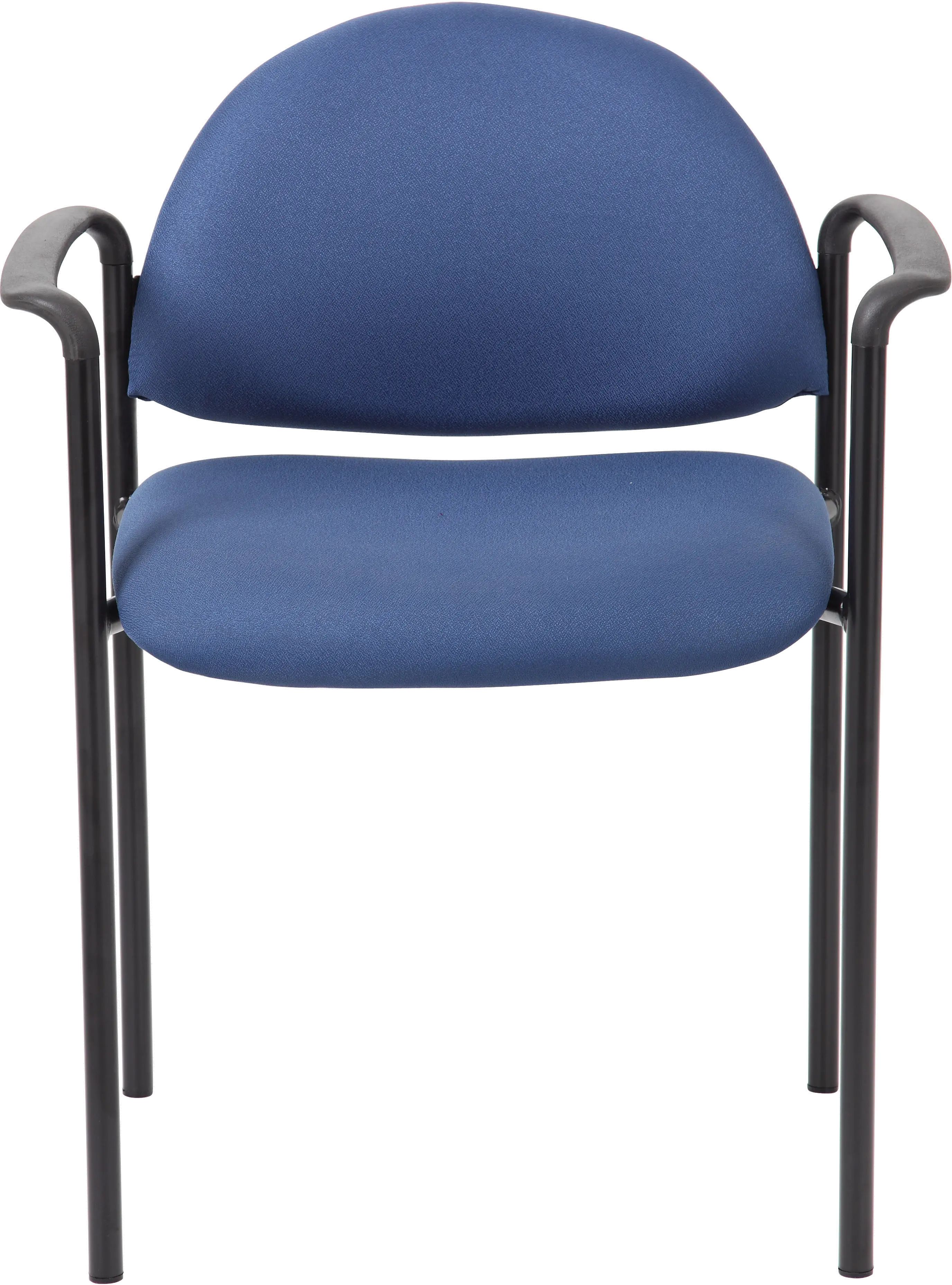B9501-BE Boss Blue Diamond Back Stacking Chair With Arm sku B9501-BE