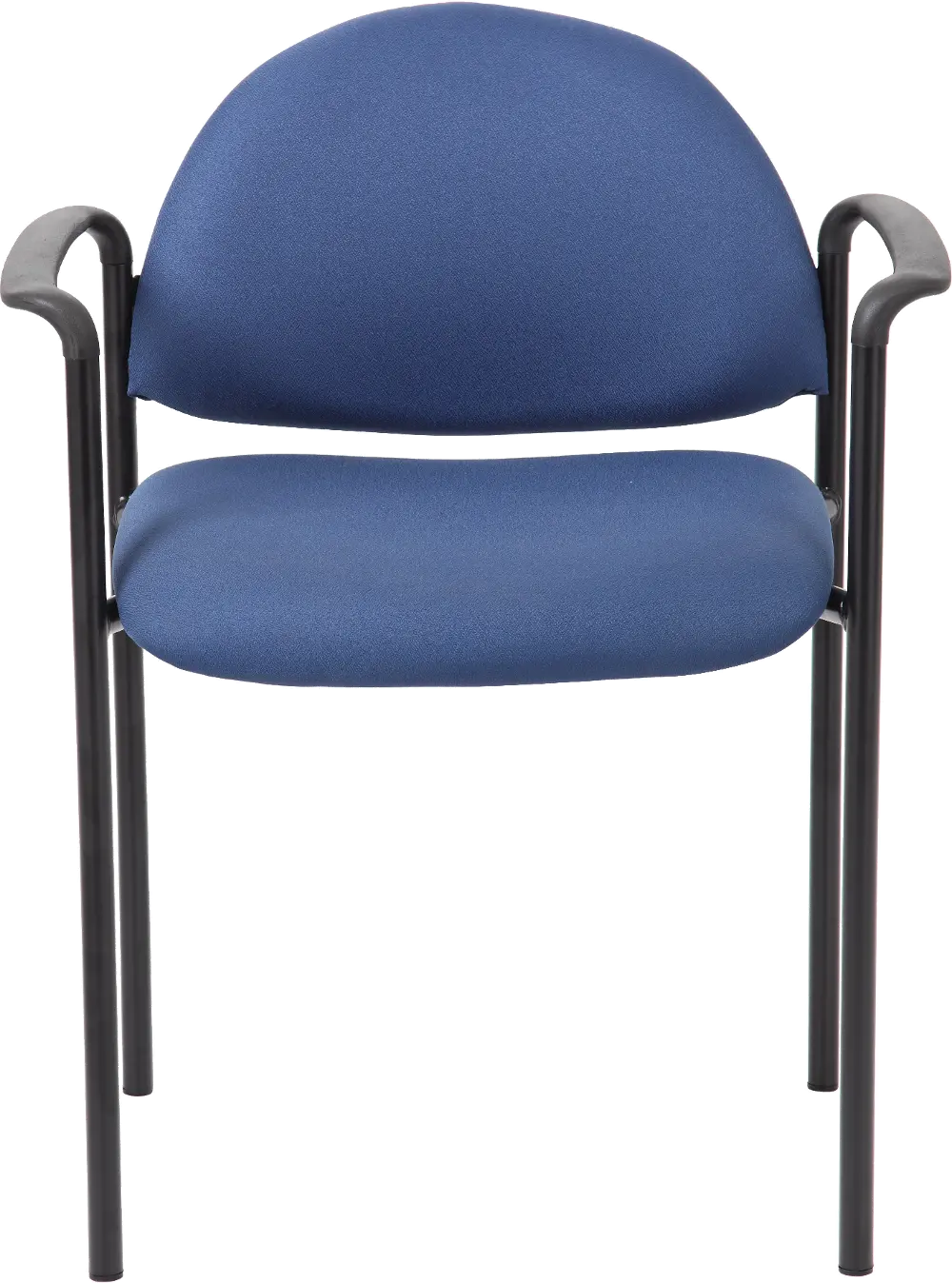 Boss Blue Diamond Back Stacking Chair With Arm-1