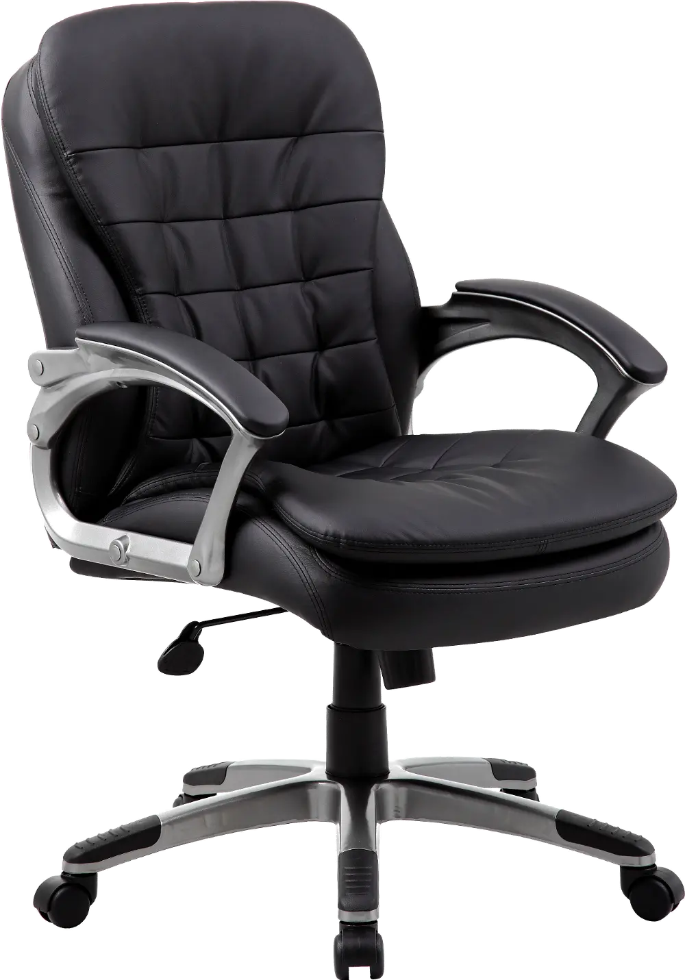 Boss Black Pillow Top Office Chair-1