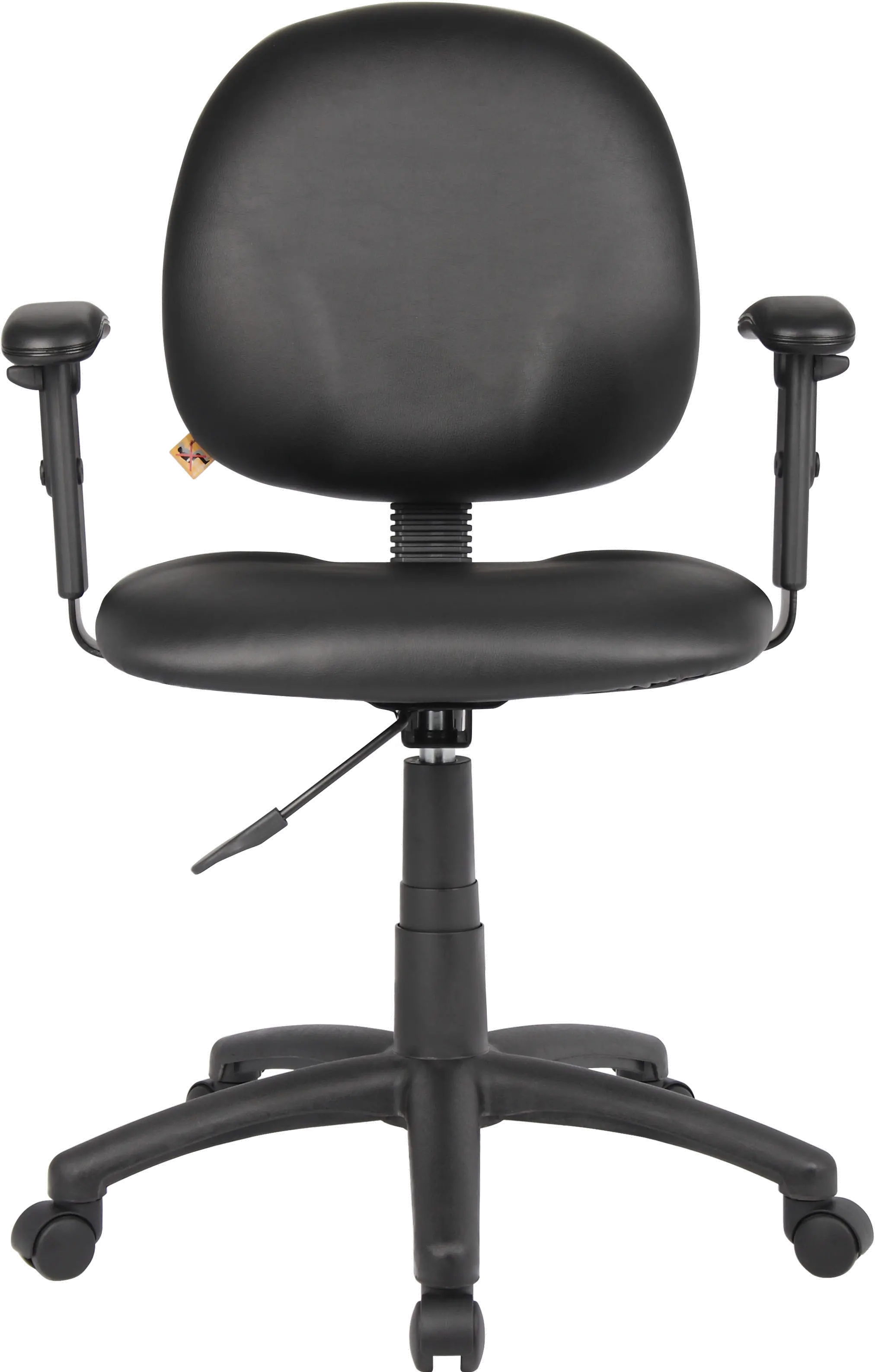 Boss Black Task Chair With Antimicrobial Vinyl