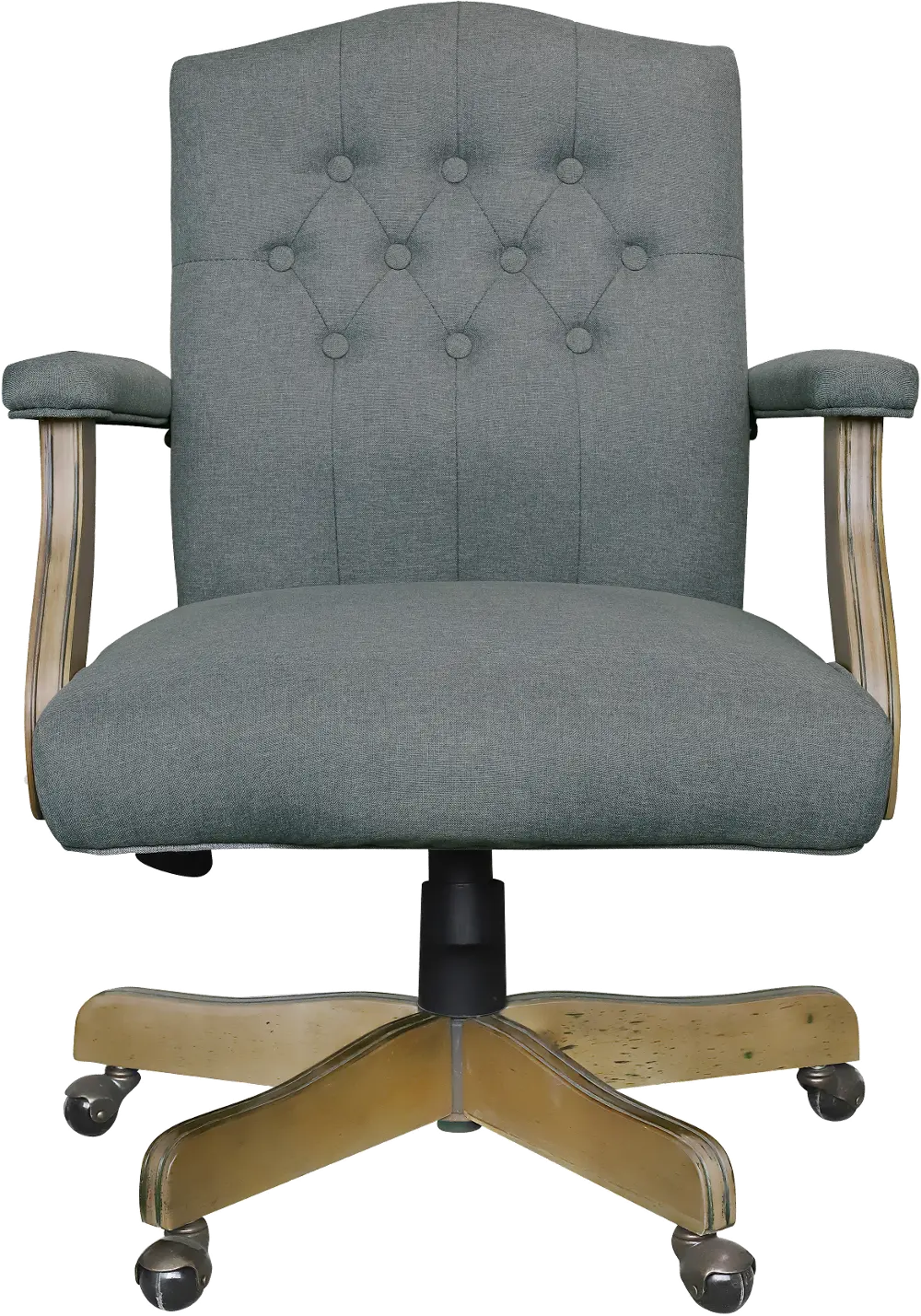 Boss Grey Linen Executive Chair-1