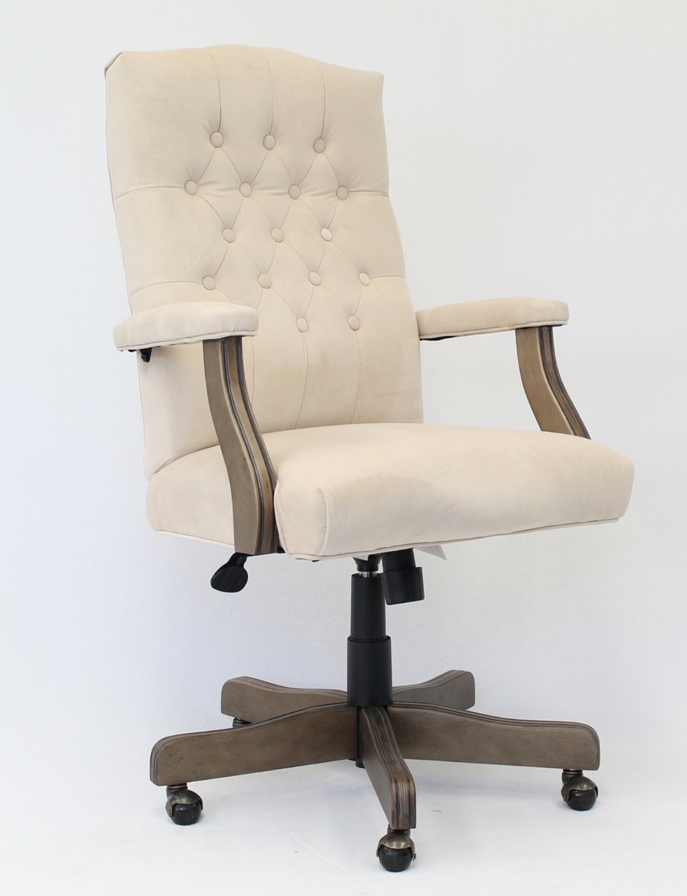 Boss Champagne Velvet Executive Chair