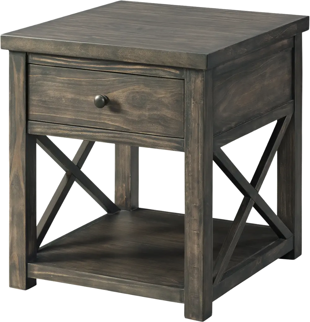 Cottage Brown End Table - 76-1