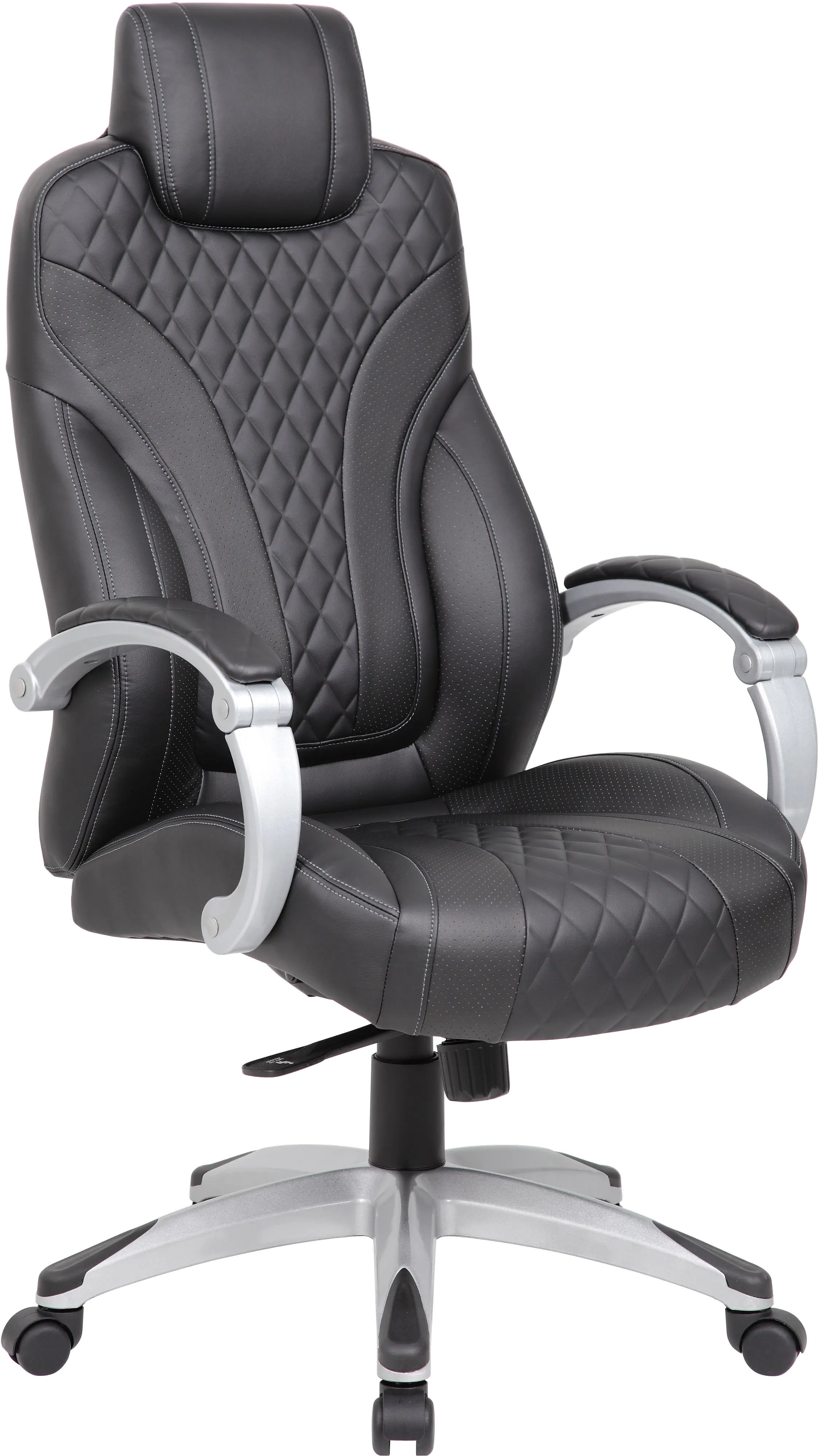 B8871-BK Boss Black Executive Office Chair With Head Rest sku B8871-BK
