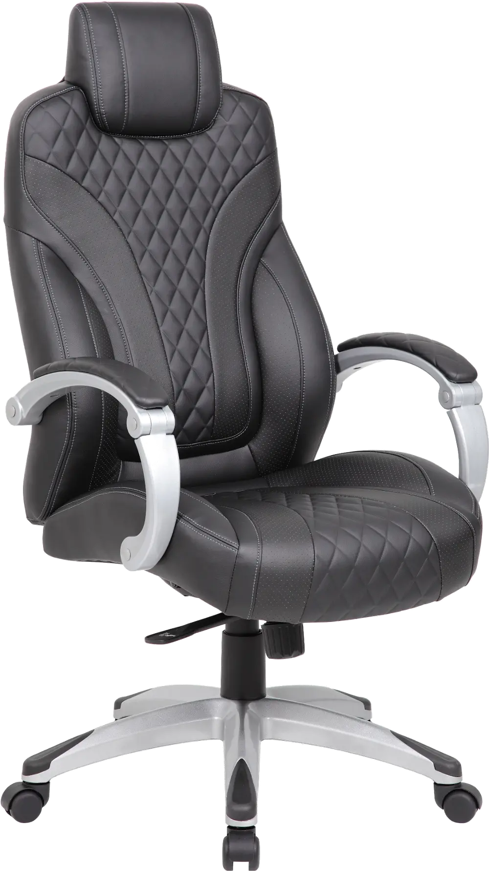 Boss Black Executive Office Chair With Head Rest-1