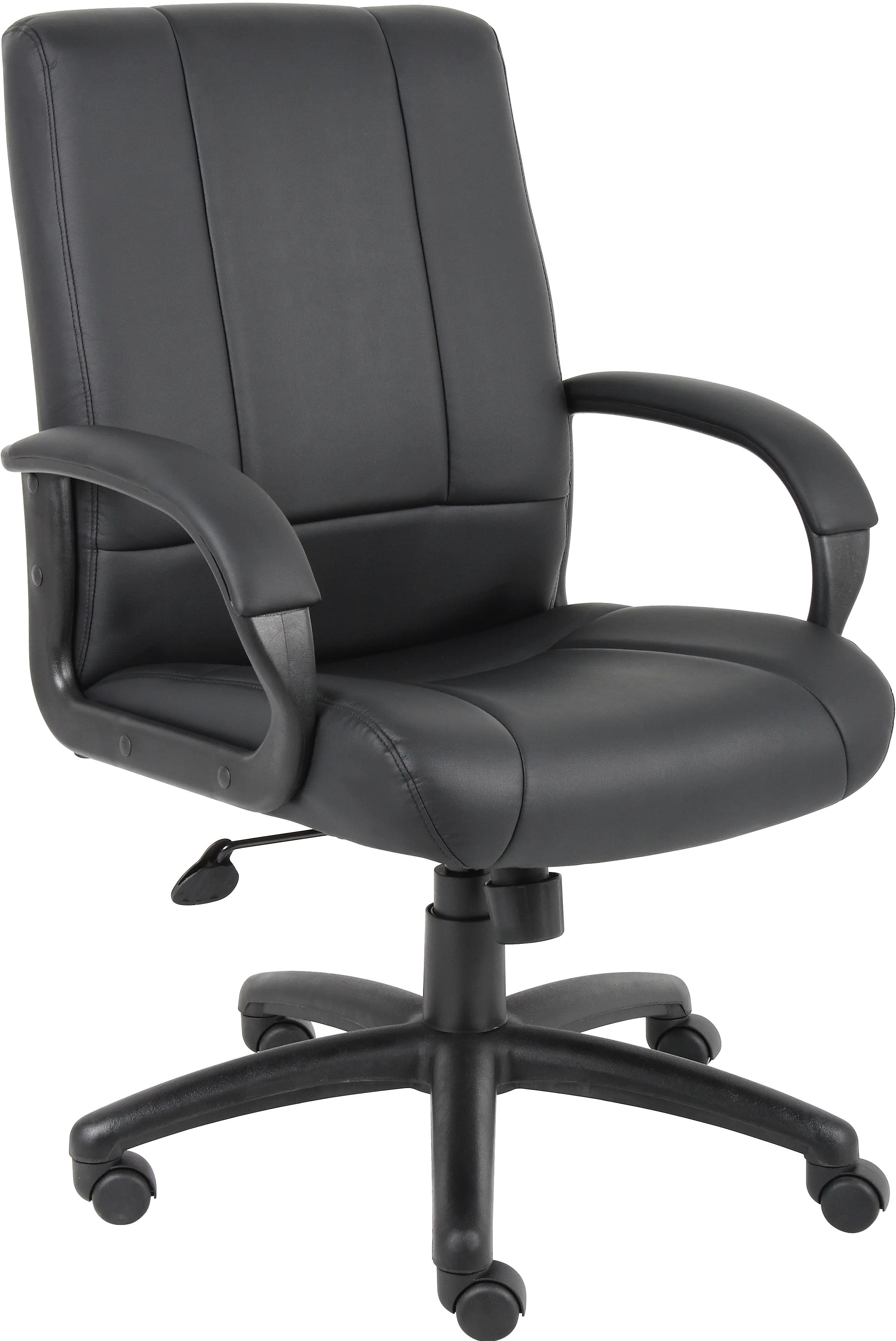 B7906 Boss Classic Black Mid Back Office Chair sku B7906