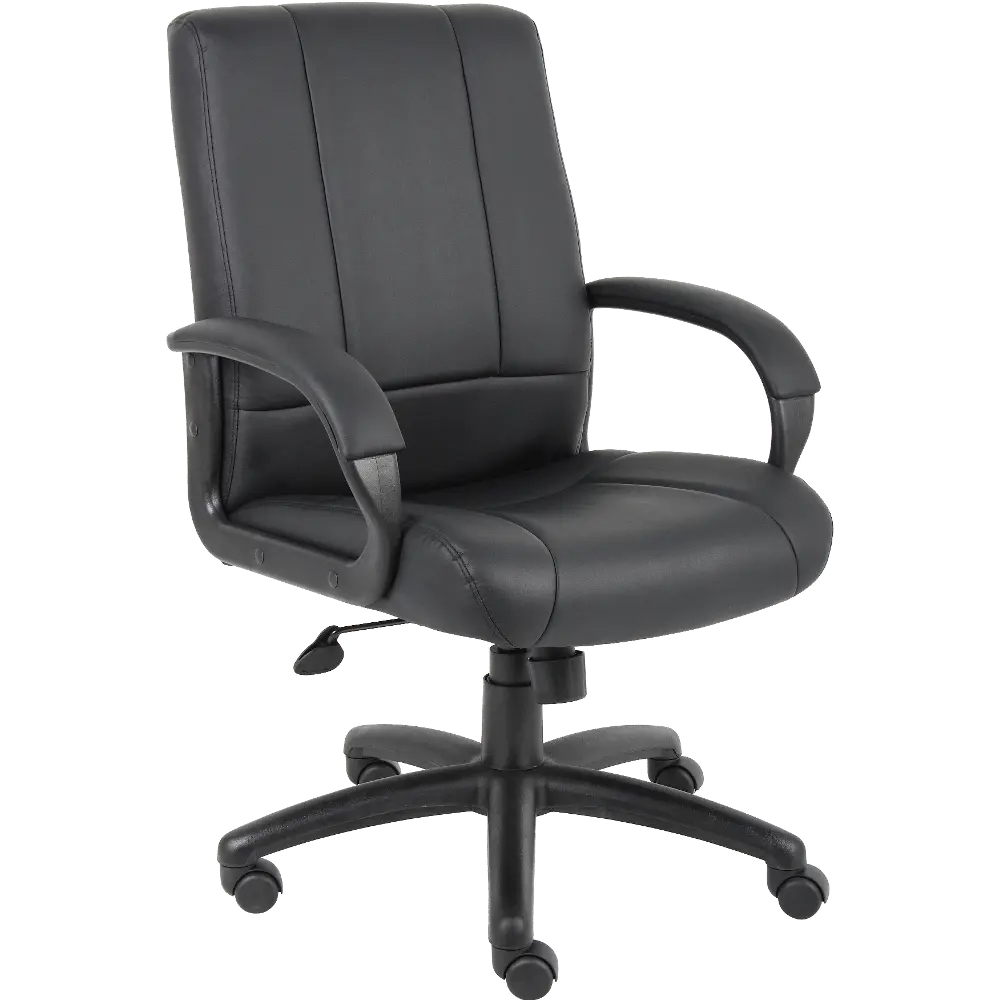 Boss Classic Black Mid Back Office Chair-1